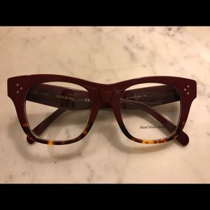 Celine Eyeglasses - Burgundy and Tortoise